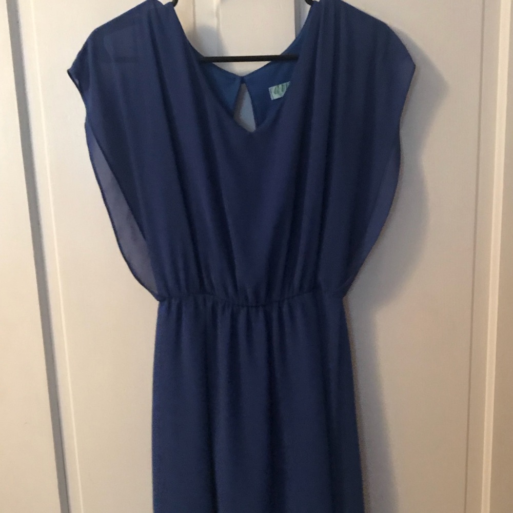 Blue dress